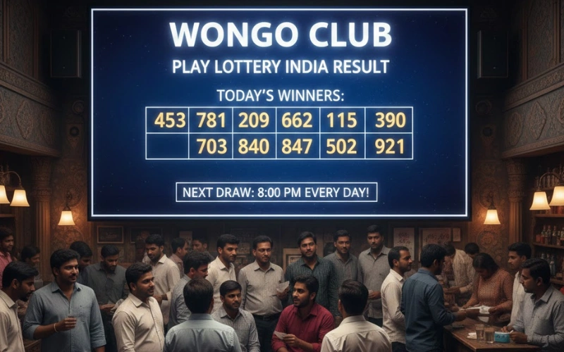 play lottery india result​ at Wongo Club featured image
